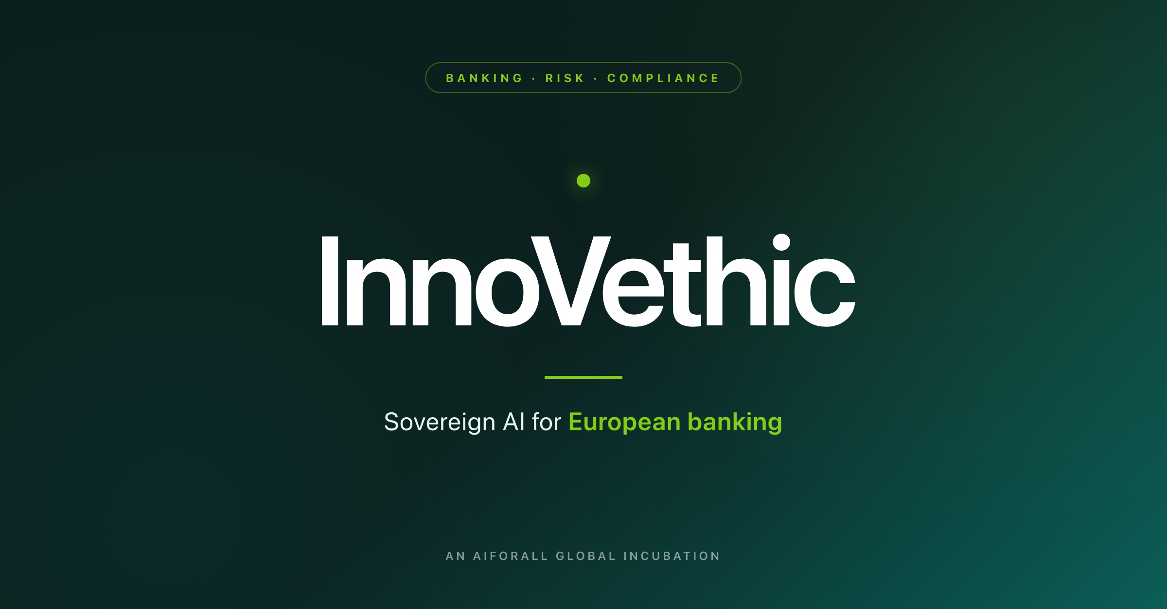 InnoVethic, sovereign AI for European banking