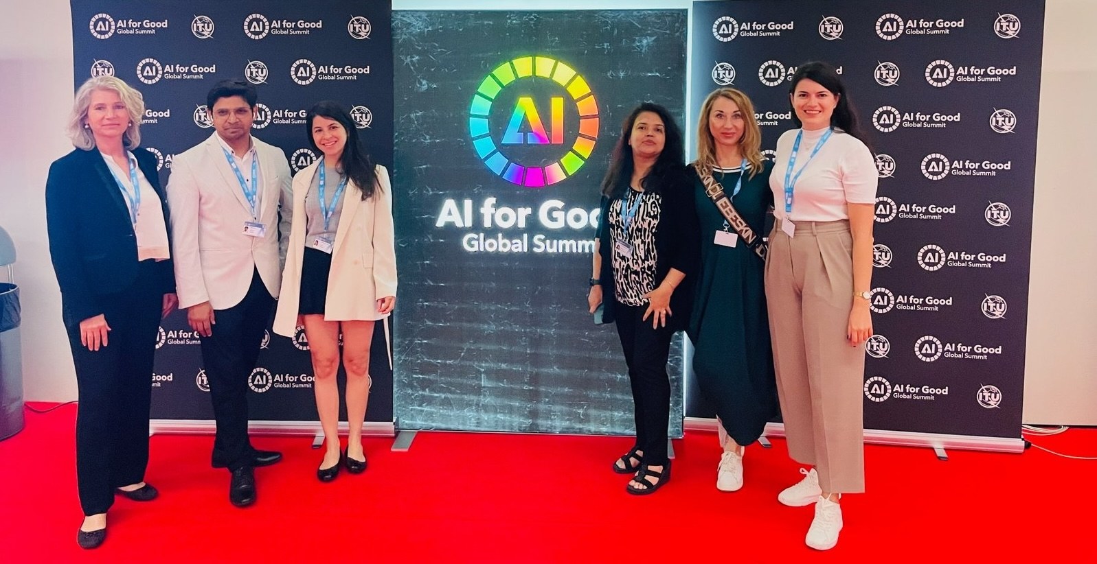 AIforAll team at the AI for Good Global Summit